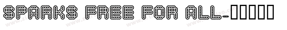 SPARKS Free for All字体转换